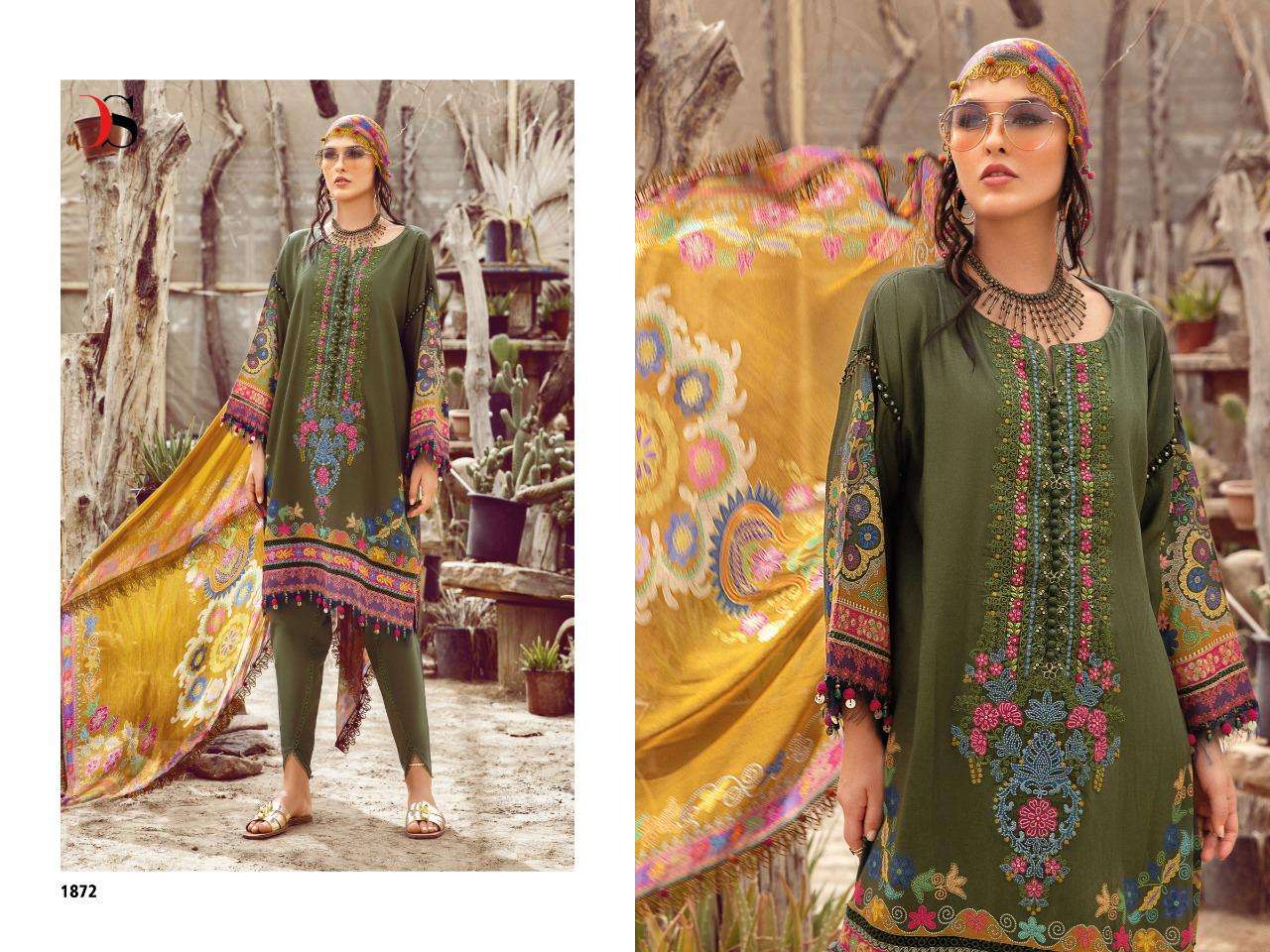 DEEPSY SUITS MARIA B M PRINT 22 VOL 4