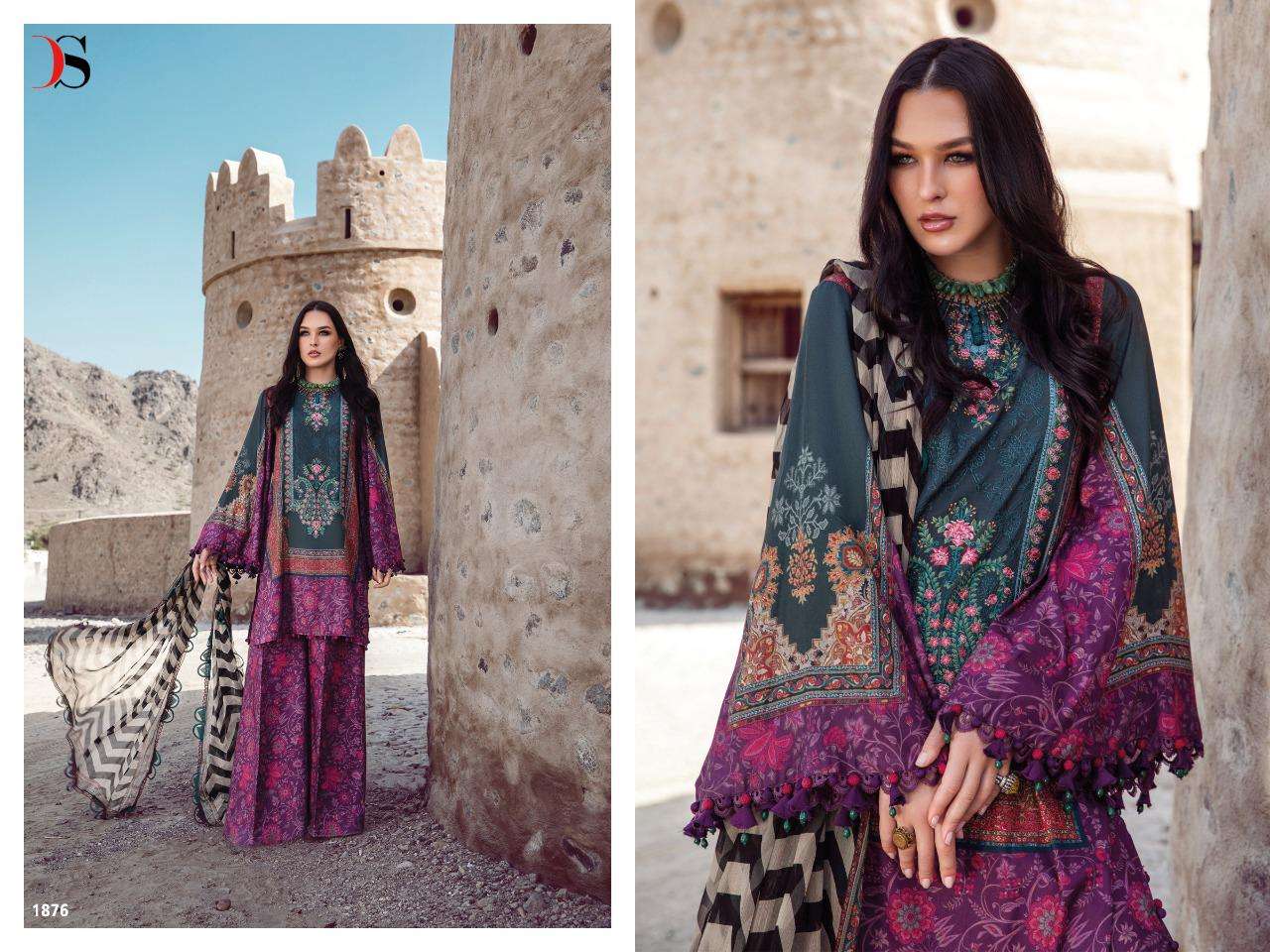 DEEPSY SUITS MARIA B M PRINT 22 VOL 4