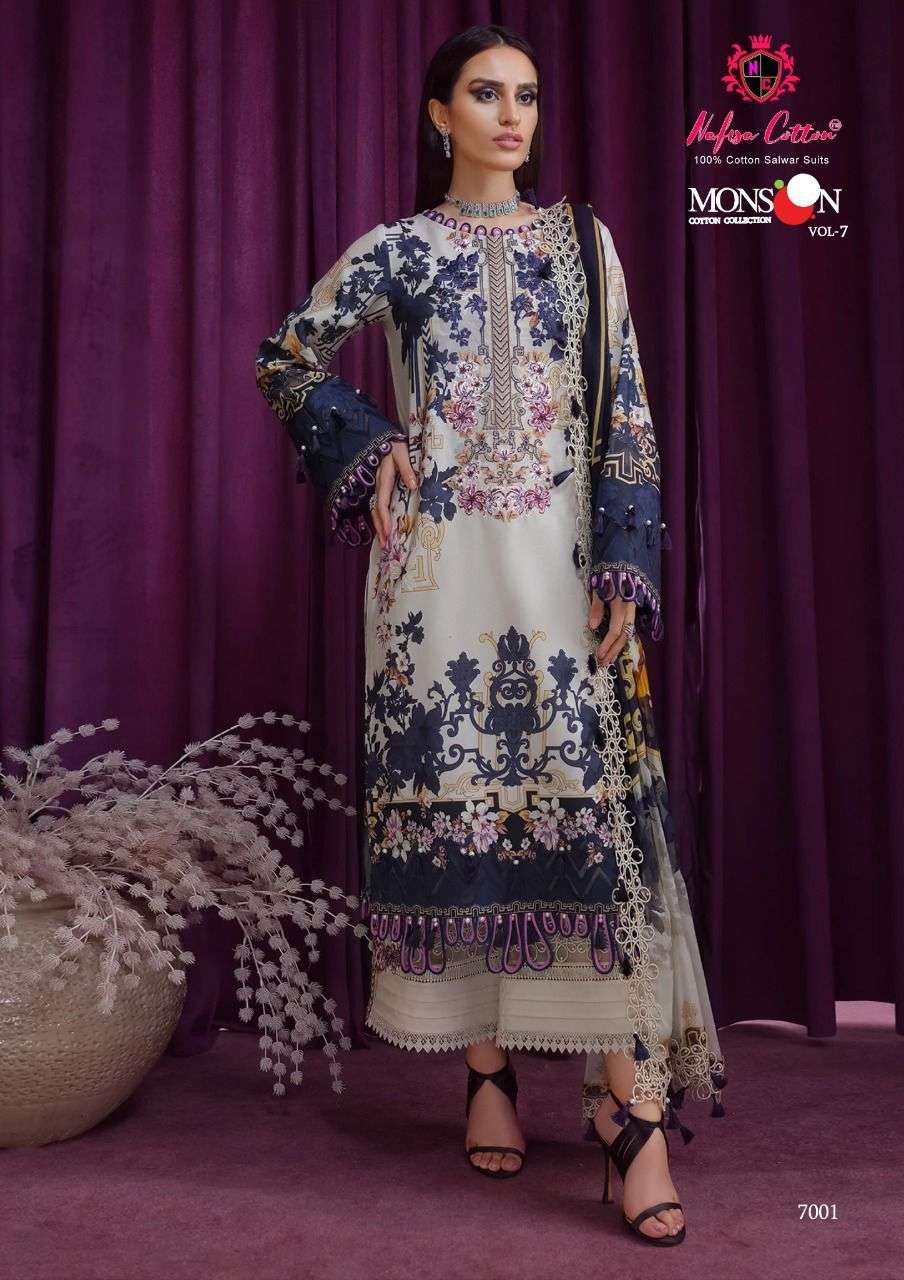NAFISA COTTON MONSOON COTTON COLLECTION VOL 7