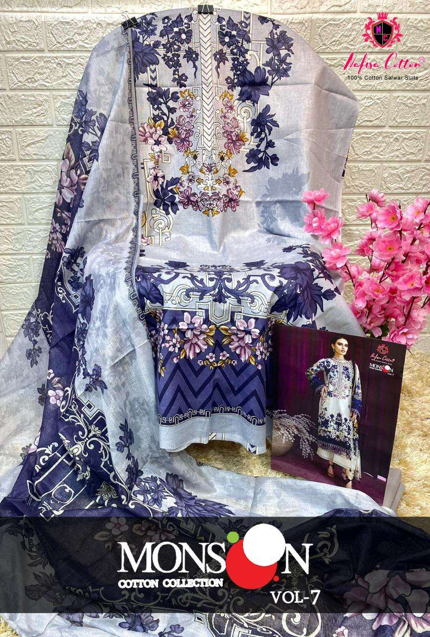 NAFISA COTTON MONSOON COTTON COLLECTION VOL 7
