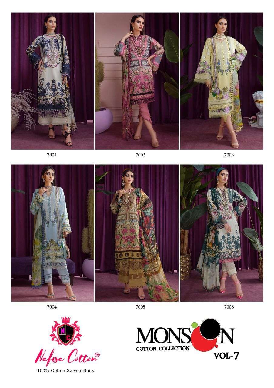 NAFISA COTTON MONSOON COTTON COLLECTION VOL 7
