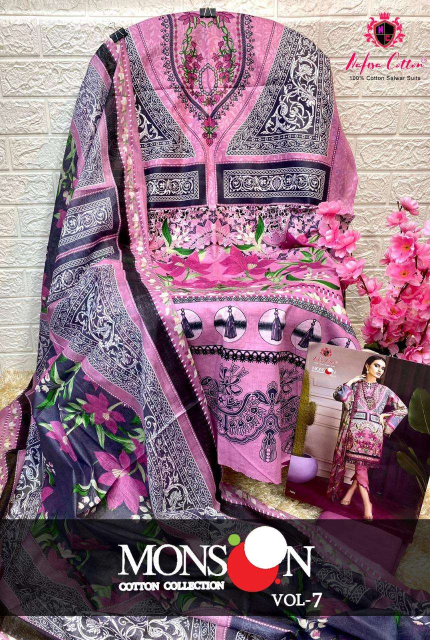 NAFISA COTTON MONSOON COTTON COLLECTION VOL 7