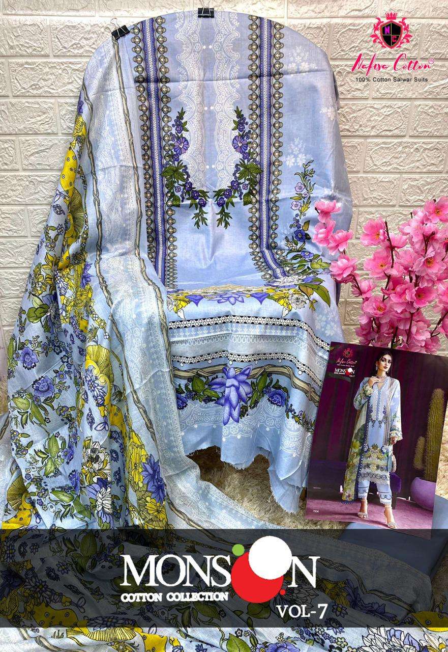 NAFISA COTTON MONSOON COTTON COLLECTION VOL 7