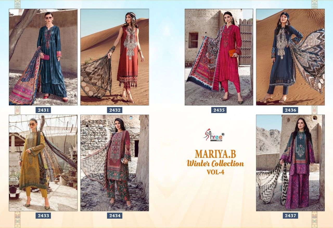SHREE FABS MARIA B WINTER COLLECTION VOL 4 