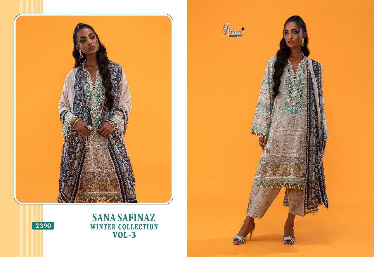 SHREE FABS SANA SAFINAZ WINTER COLLETION VOL 3