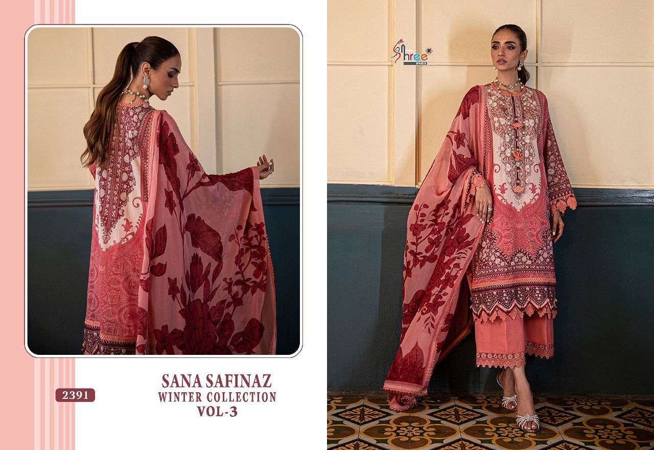 SHREE FABS SANA SAFINAZ WINTER COLLETION VOL 3