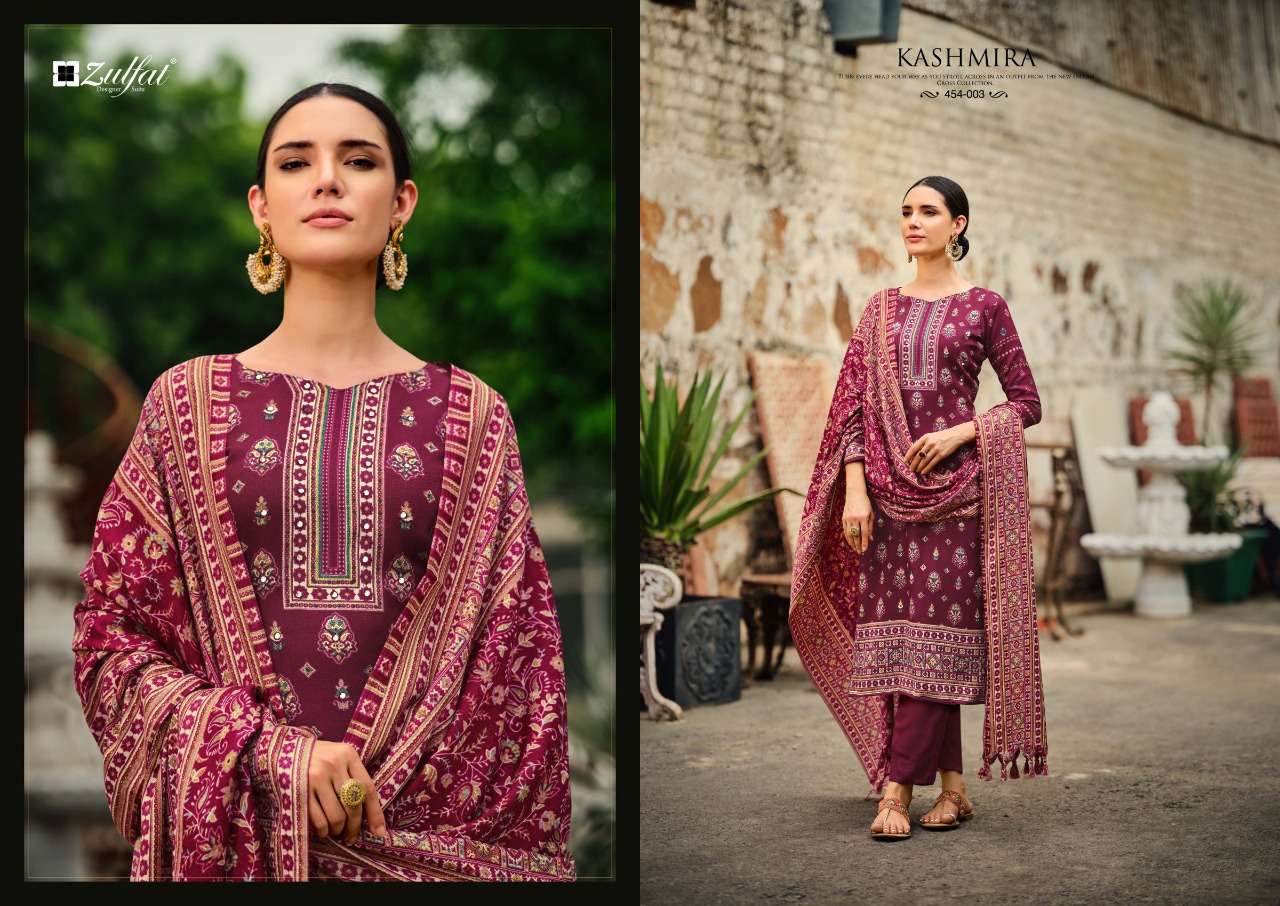 ZULFAT DESIGNER SUITS KASHMIRA