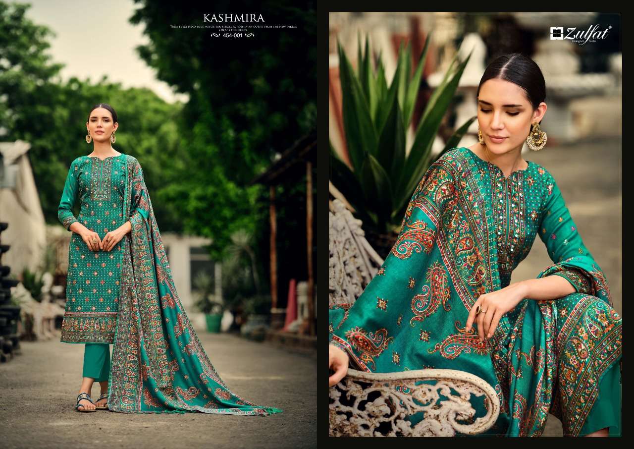 ZULFAT DESIGNER SUITS KASHMIRA