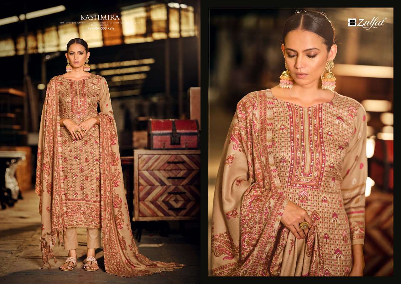 ZULFAT DESIGNER SUITS KASHMIRA