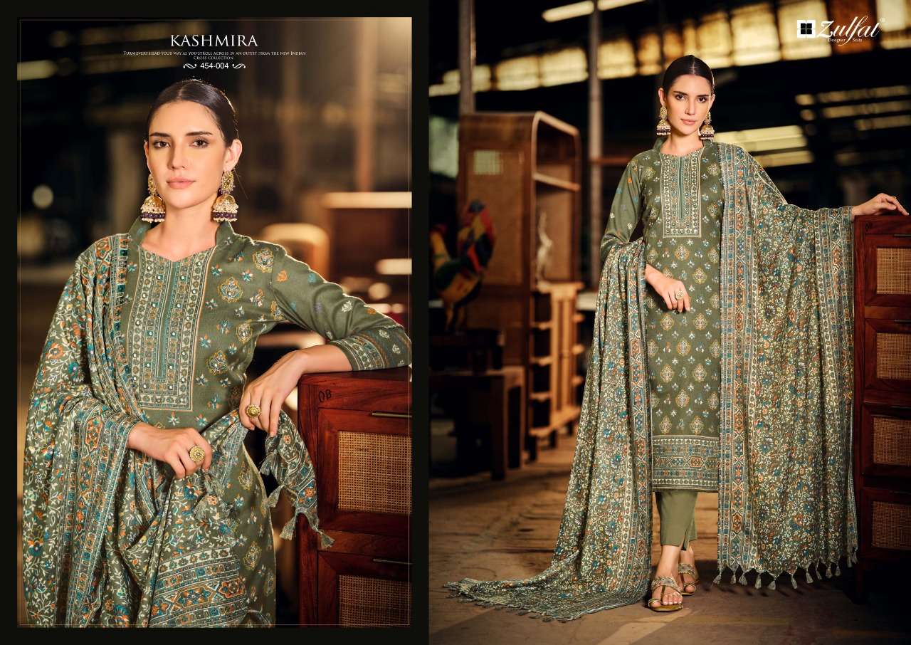 ZULFAT DESIGNER SUITS KASHMIRA