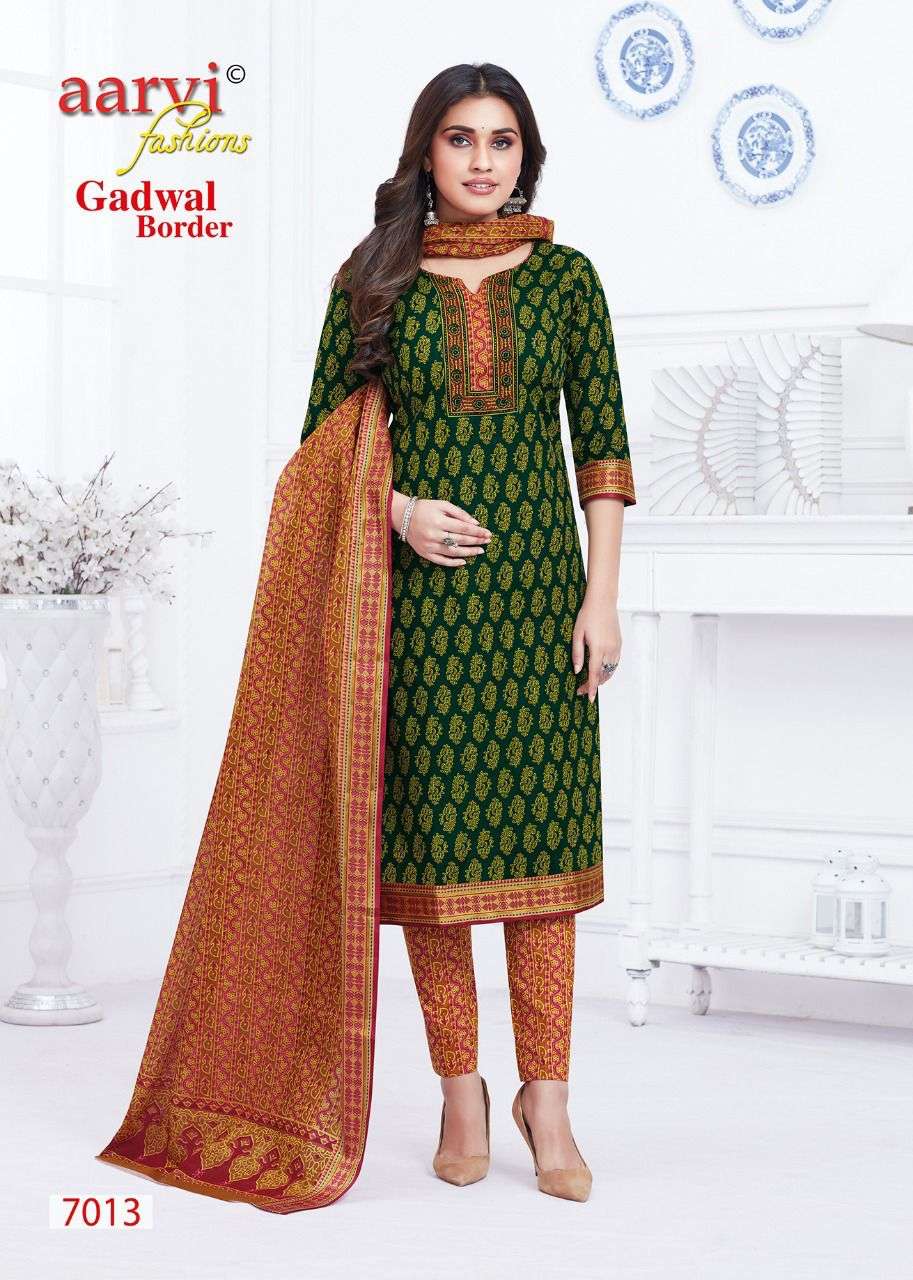 AARVI FASHION GADHWAL BORDER VOL 7