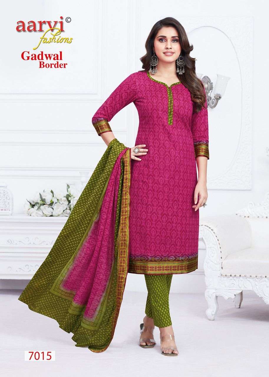 AARVI FASHION GADHWAL BORDER VOL 7