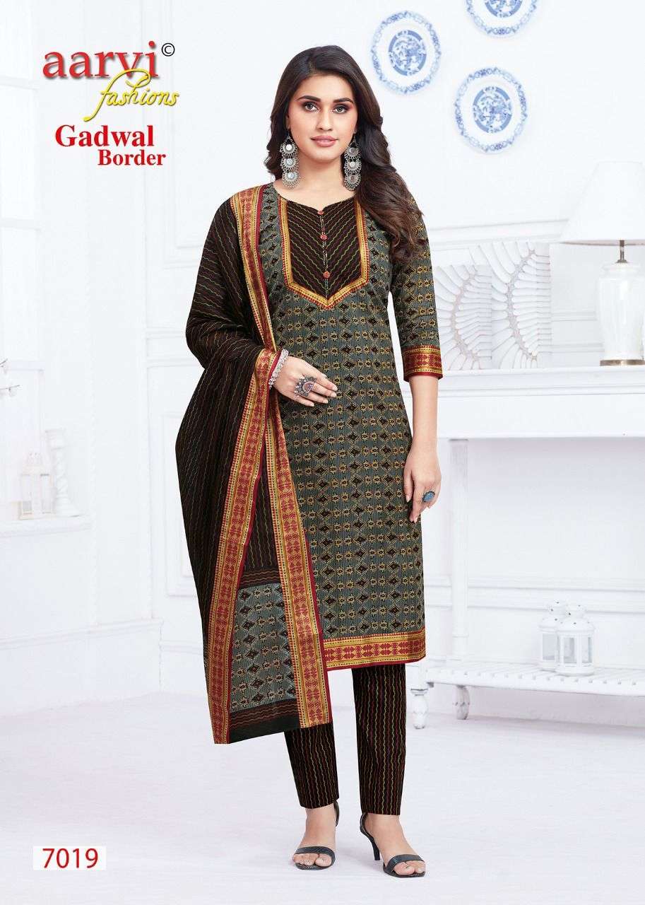 AARVI FASHION GADHWAL BORDER VOL 7