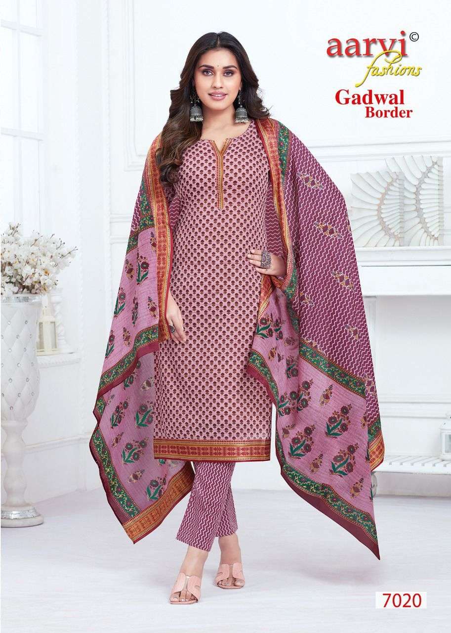 AARVI FASHION GADHWAL BORDER VOL 7