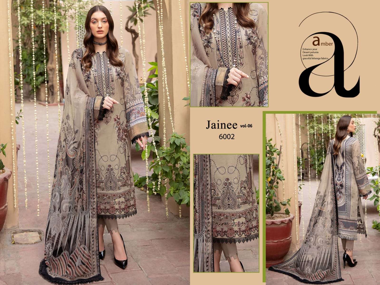 AGHA NOOR JAINEE VOL 6 LUXURY LAWN COLLECTION