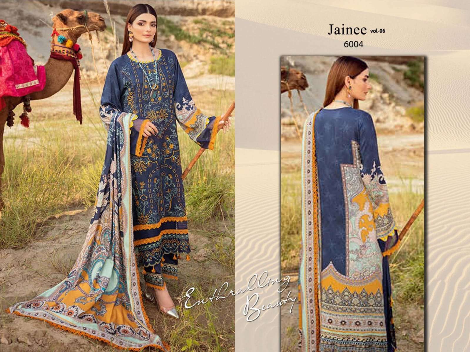 AGHA NOOR JAINEE VOL 6 LUXURY LAWN COLLECTION