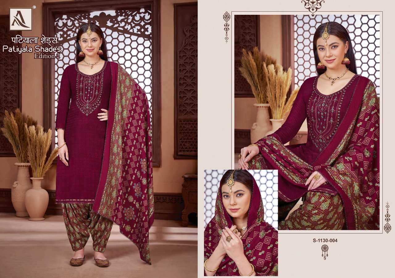 ALOK SUITS PATIYALA SHADES VOL 2