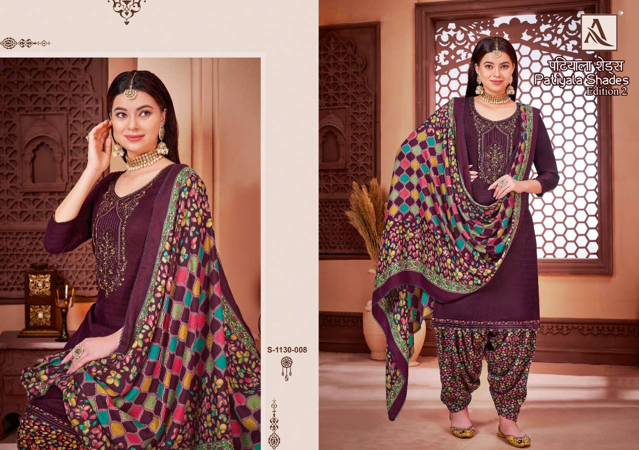 ALOK SUITS PATIYALA SHADES VOL 2