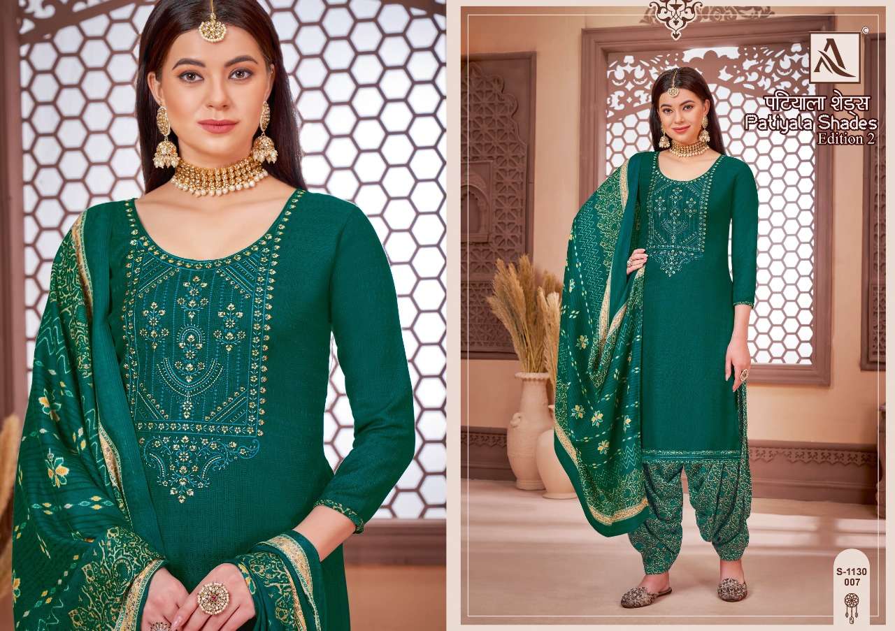 ALOK SUITS PATIYALA SHADES VOL 2