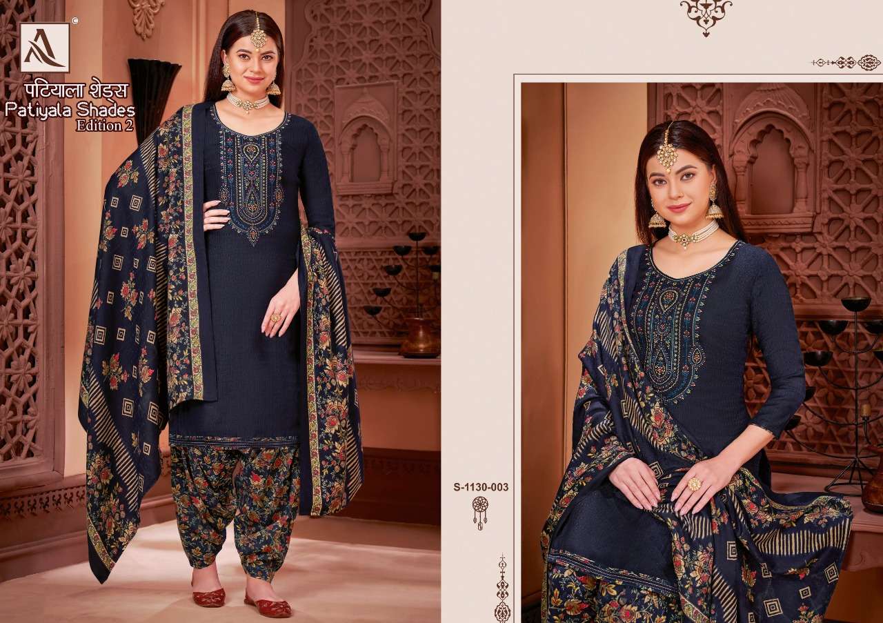 ALOK SUITS PATIYALA SHADES VOL 2