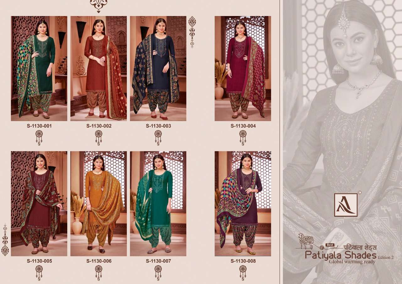 ALOK SUITS PATIYALA SHADES VOL 2