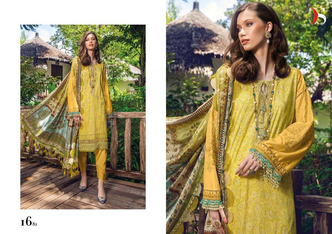 DEEPSY SUITS MARIA B MPRINT LAWN 22 VOL 3 PASHMINA