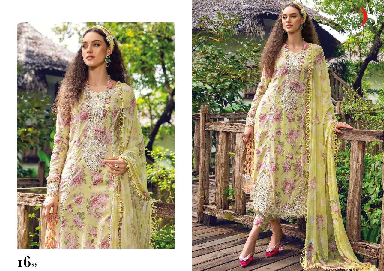 DEEPSY SUITS MARIA B MPRINT LAWN 22 VOL 3 PASHMINA