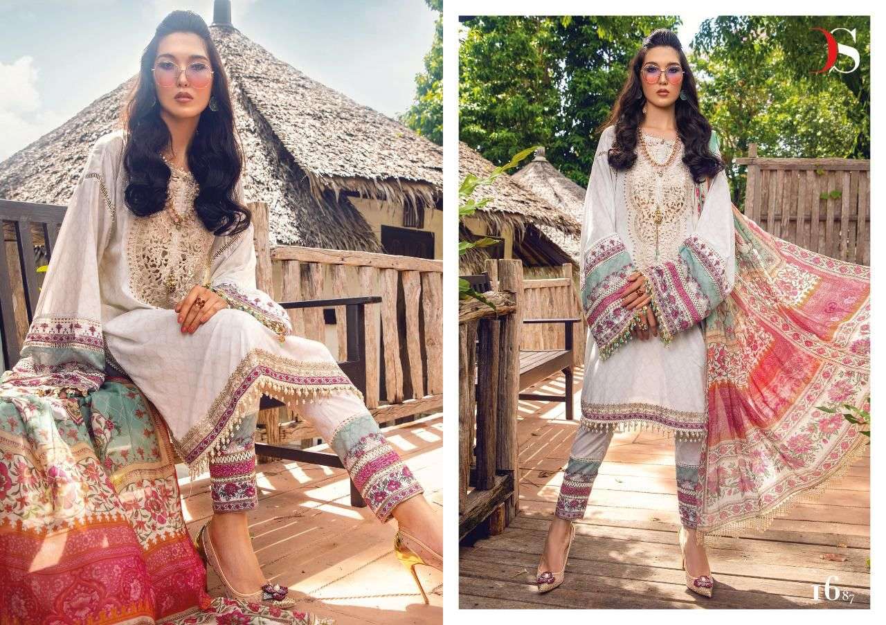 DEEPSY SUITS MARIA B MPRINT LAWN 22 VOL 3 PASHMINA