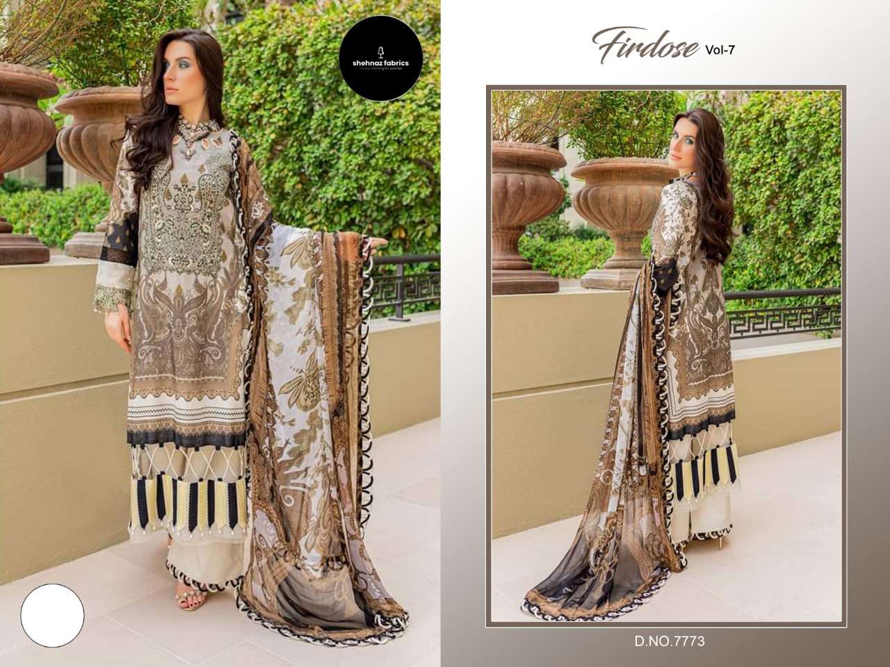 SHEHNAZ FABRICS FIRDOSE VOL 7