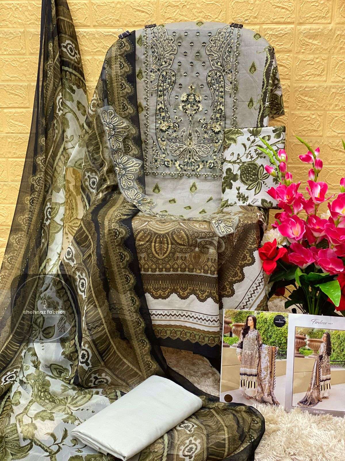 SHEHNAZ FABRICS FIRDOSE VOL 7