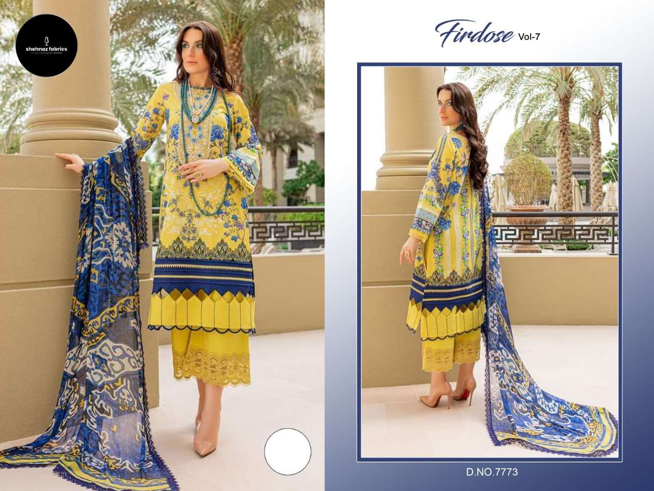 SHEHNAZ FABRICS FIRDOSE VOL 7