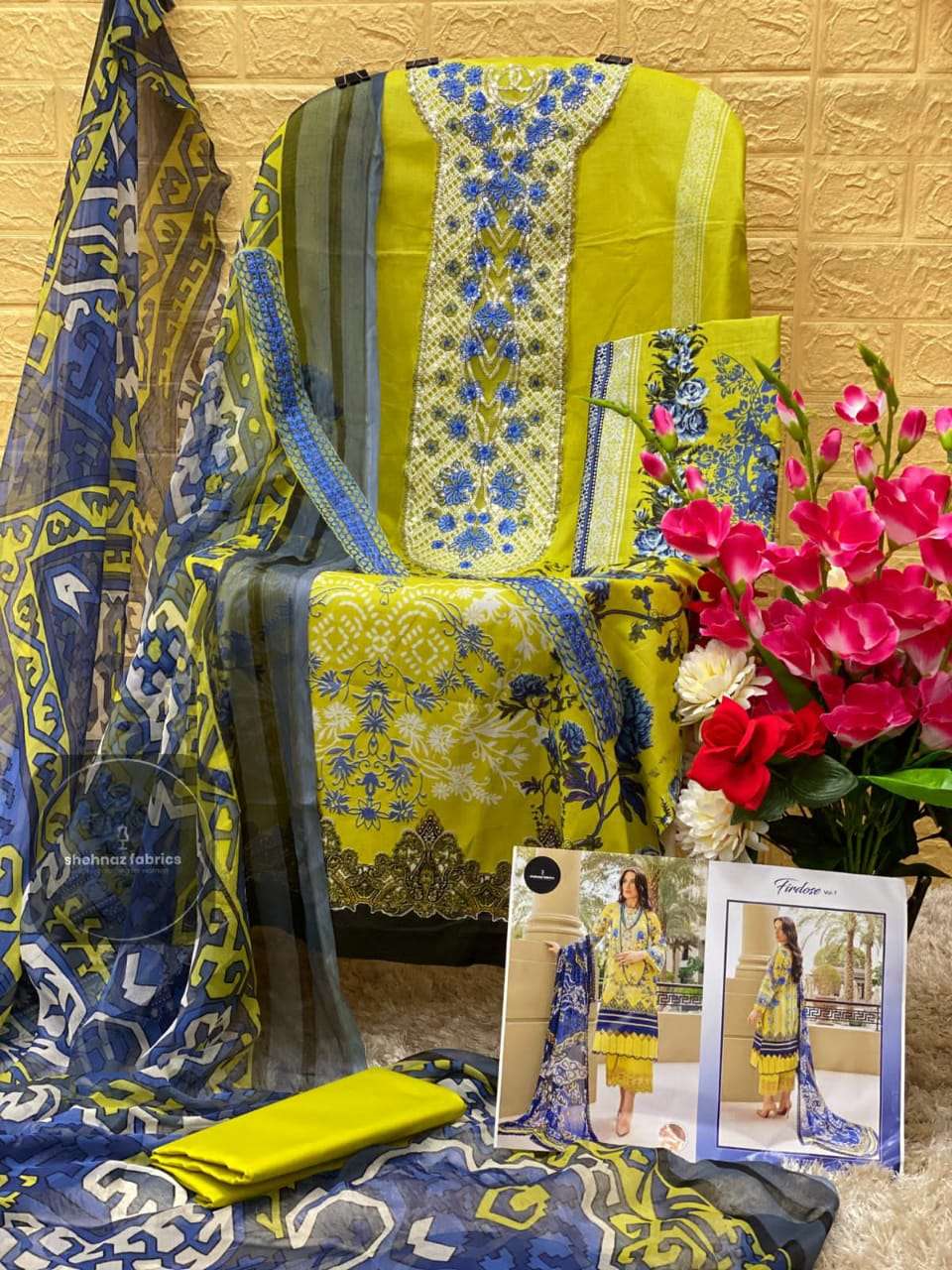 SHEHNAZ FABRICS FIRDOSE VOL 7