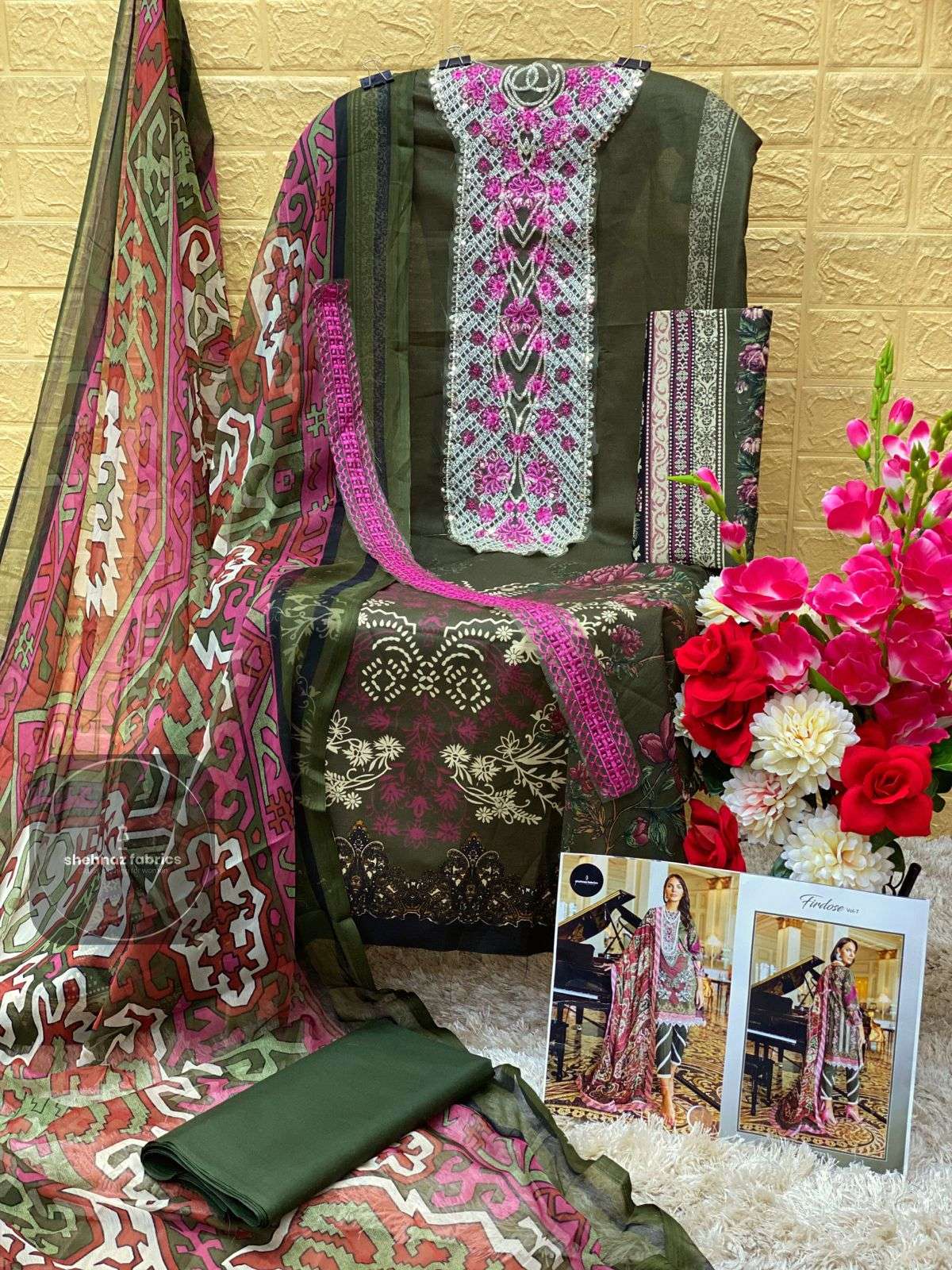 SHEHNAZ FABRICS FIRDOSE VOL 7