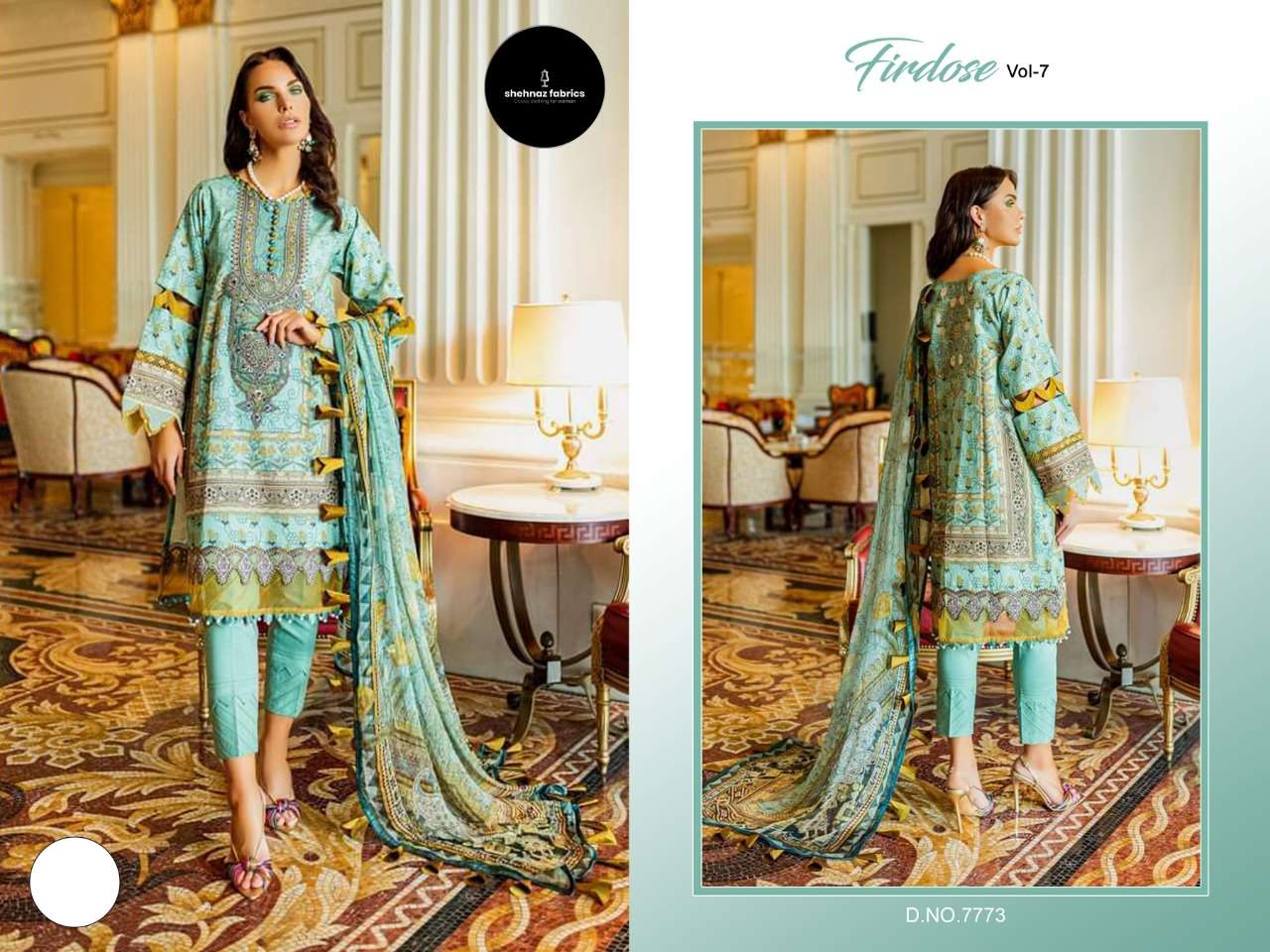 SHEHNAZ FABRICS FIRDOSE VOL 7