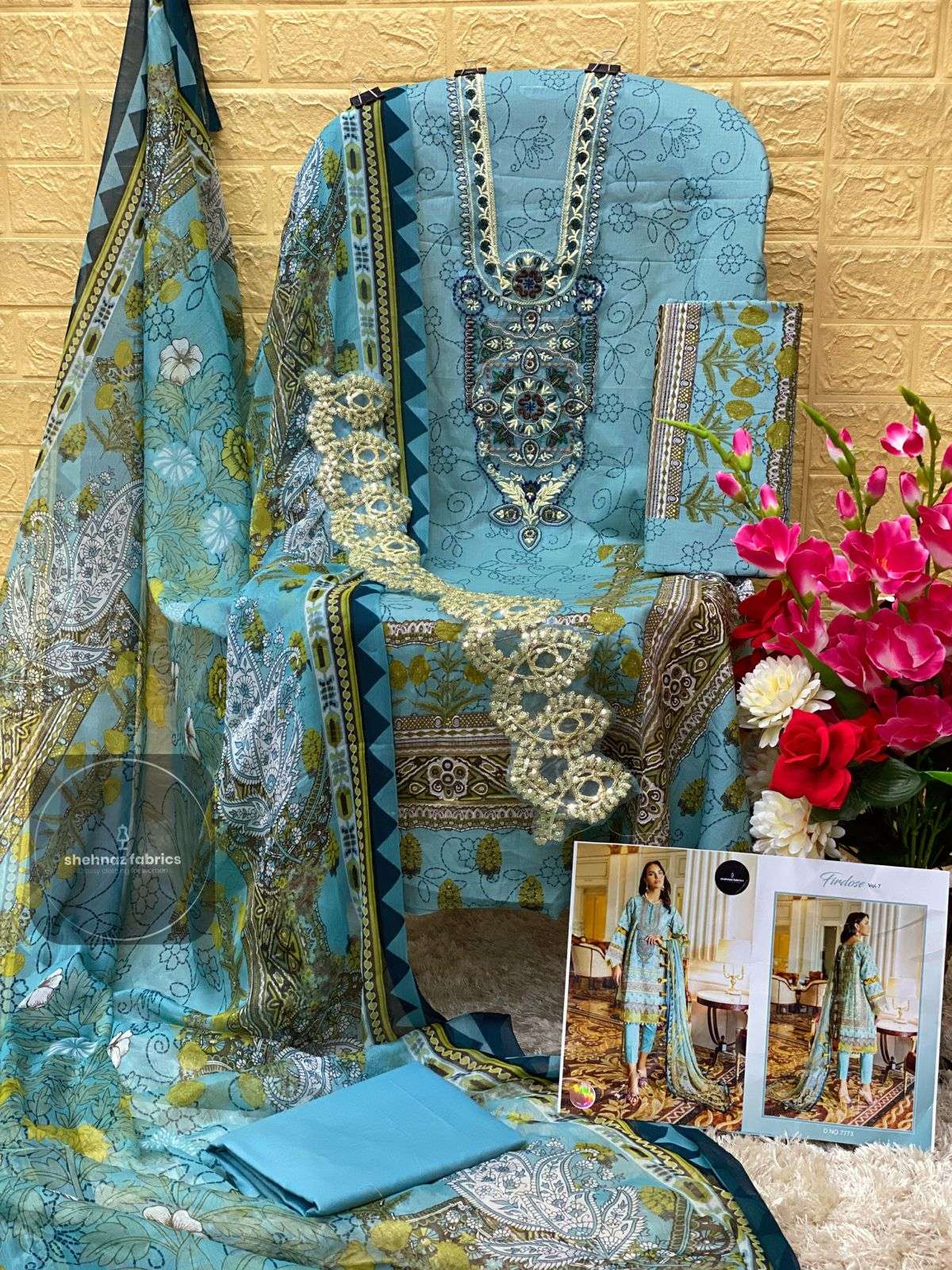 SHEHNAZ FABRICS FIRDOSE VOL 7