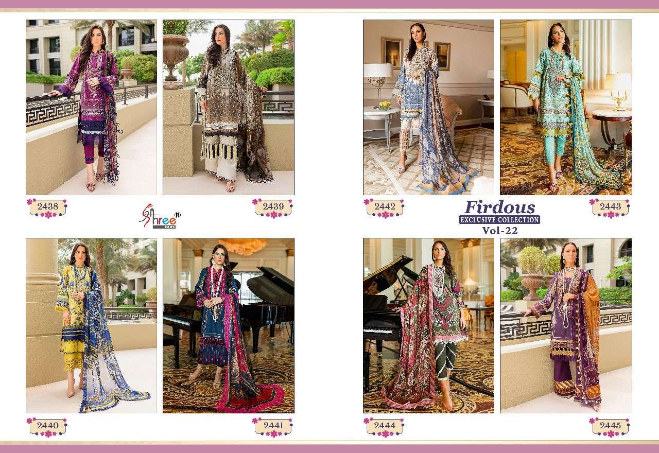 SHREE FABS FIRDOUS EXCLUSIVE COLLECTION VOL 22