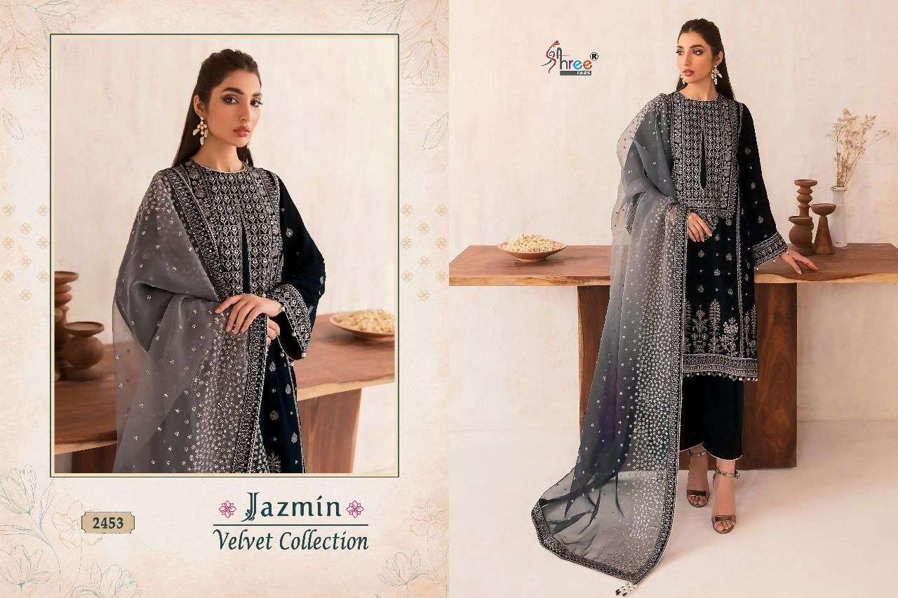 SHREE FABS JAZMIN VELVET COLLECTION