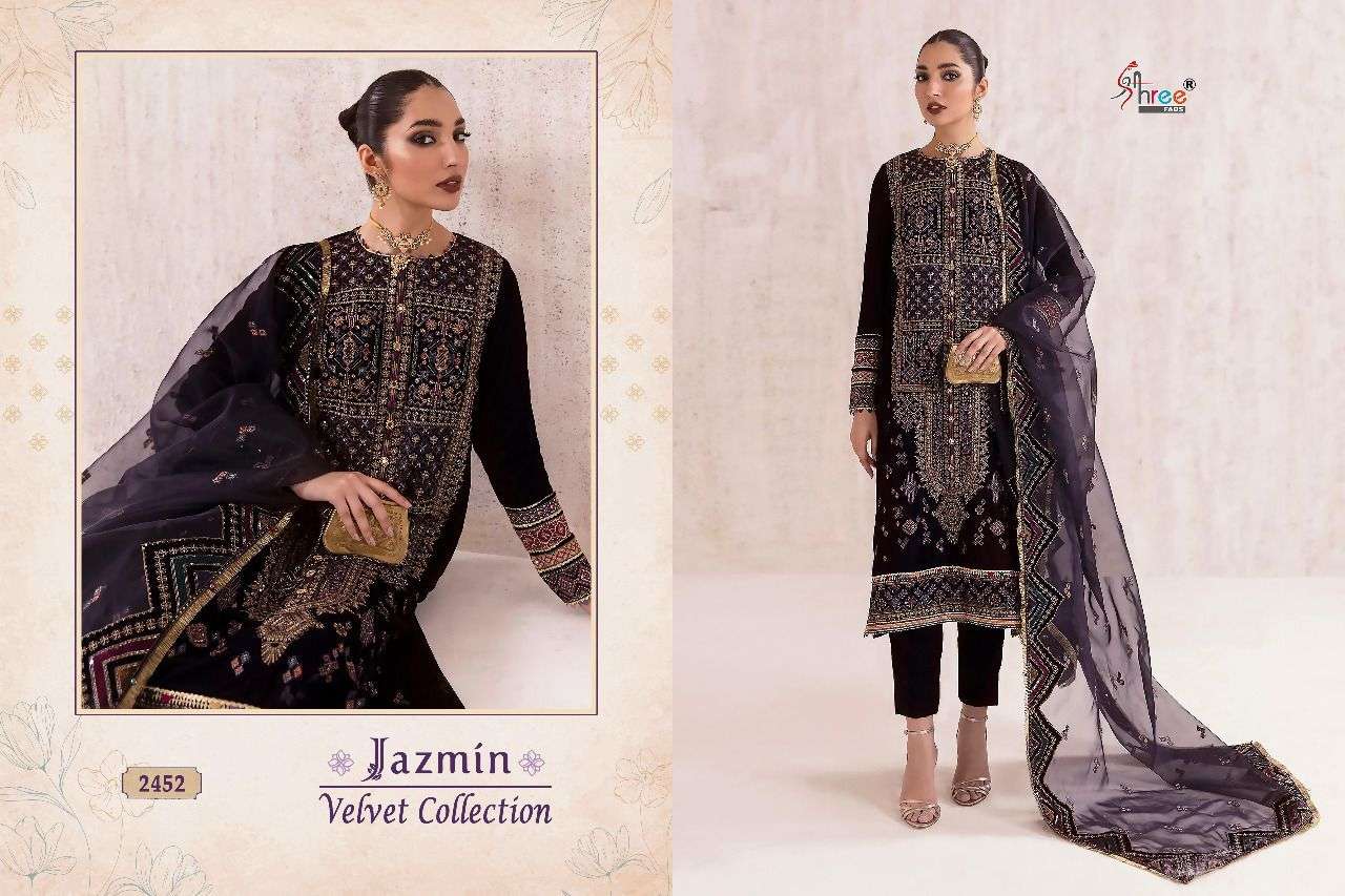 SHREE FABS JAZMIN VELVET COLLECTION