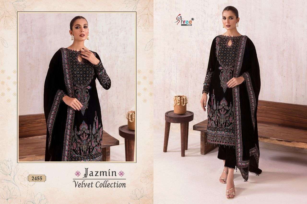 SHREE FABS JAZMIN VELVET COLLECTION
