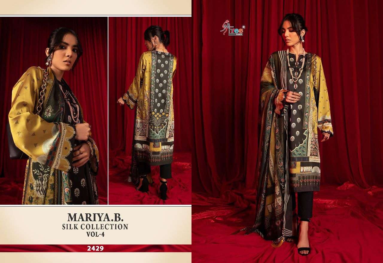 SHREE FABS MARIA B SILK COLLECTION VOL 4