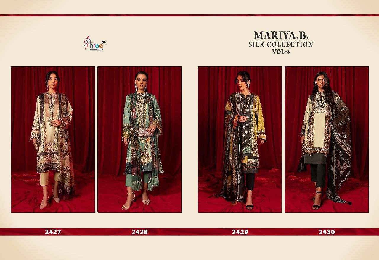 SHREE FABS MARIA B SILK COLLECTION VOL 4
