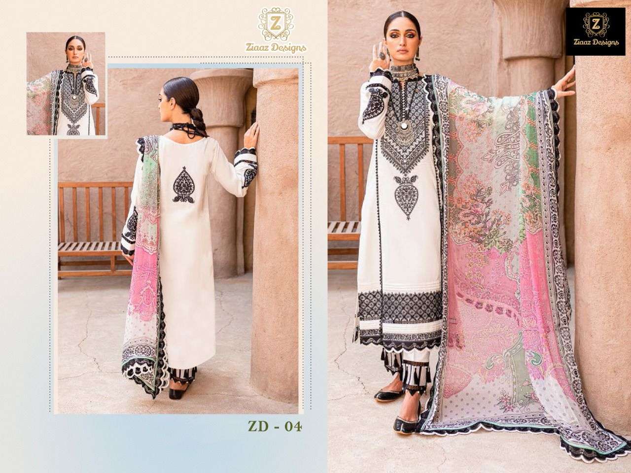 ZIAAZ DESIGNS AALIYA ZD 04 