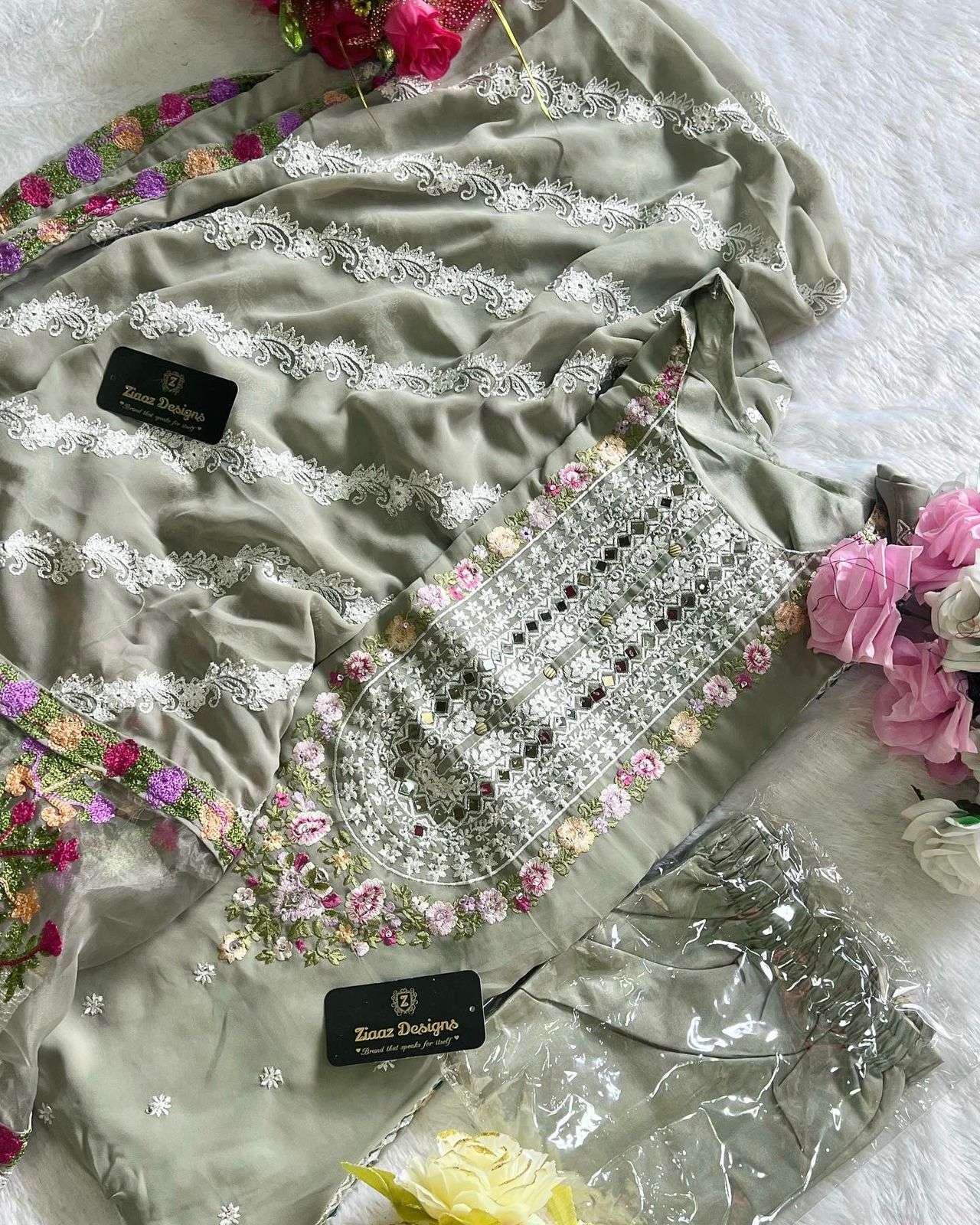 ZIAAZ DESIGNS NOOR GREY VOL 1 