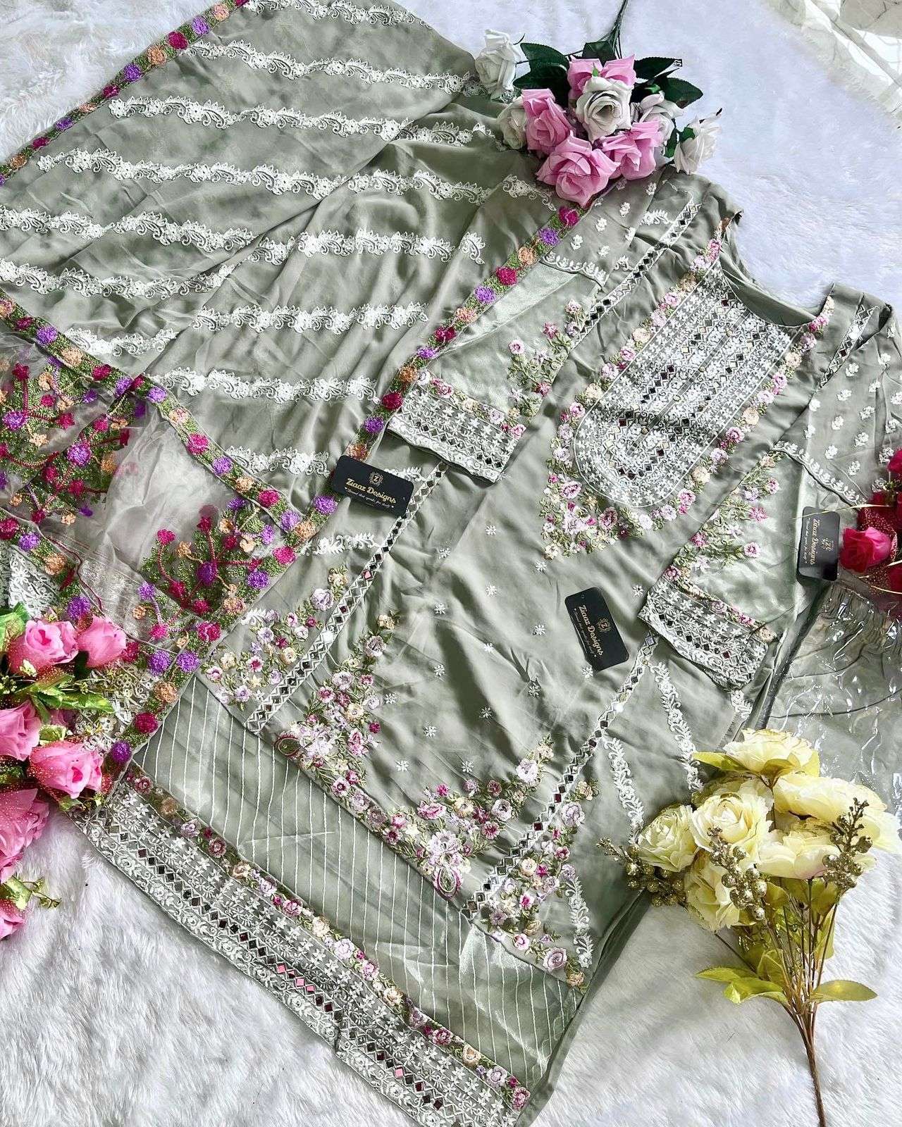 ZIAAZ DESIGNS NOOR GREY VOL 1 