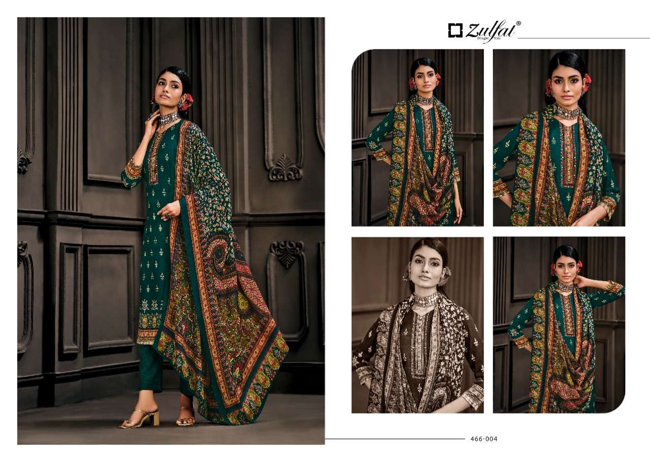 ZULFAT DESIGNER SUITS KASHMIRA VOL 2
