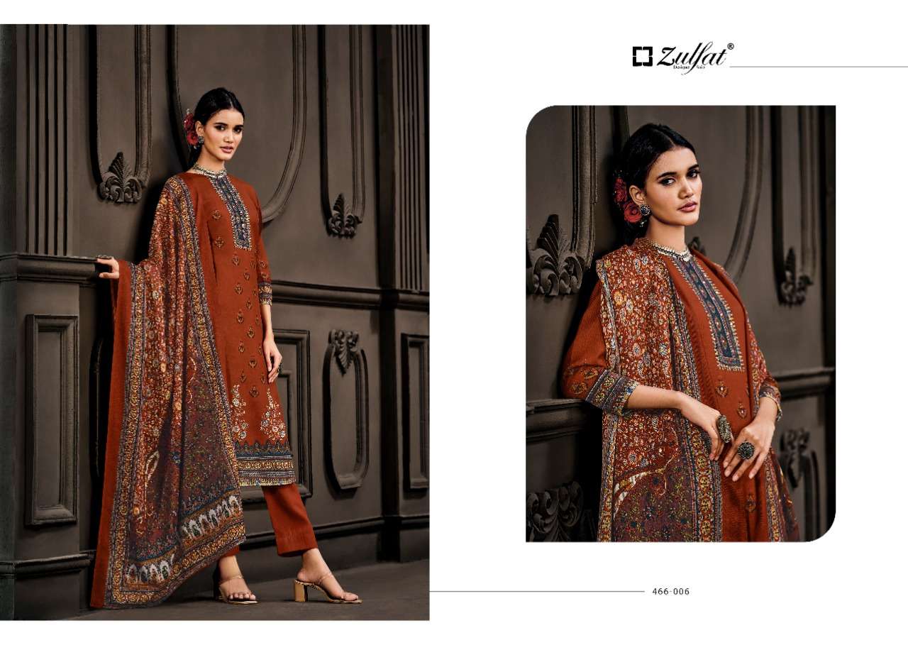 ZULFAT DESIGNER SUITS KASHMIRA VOL 2