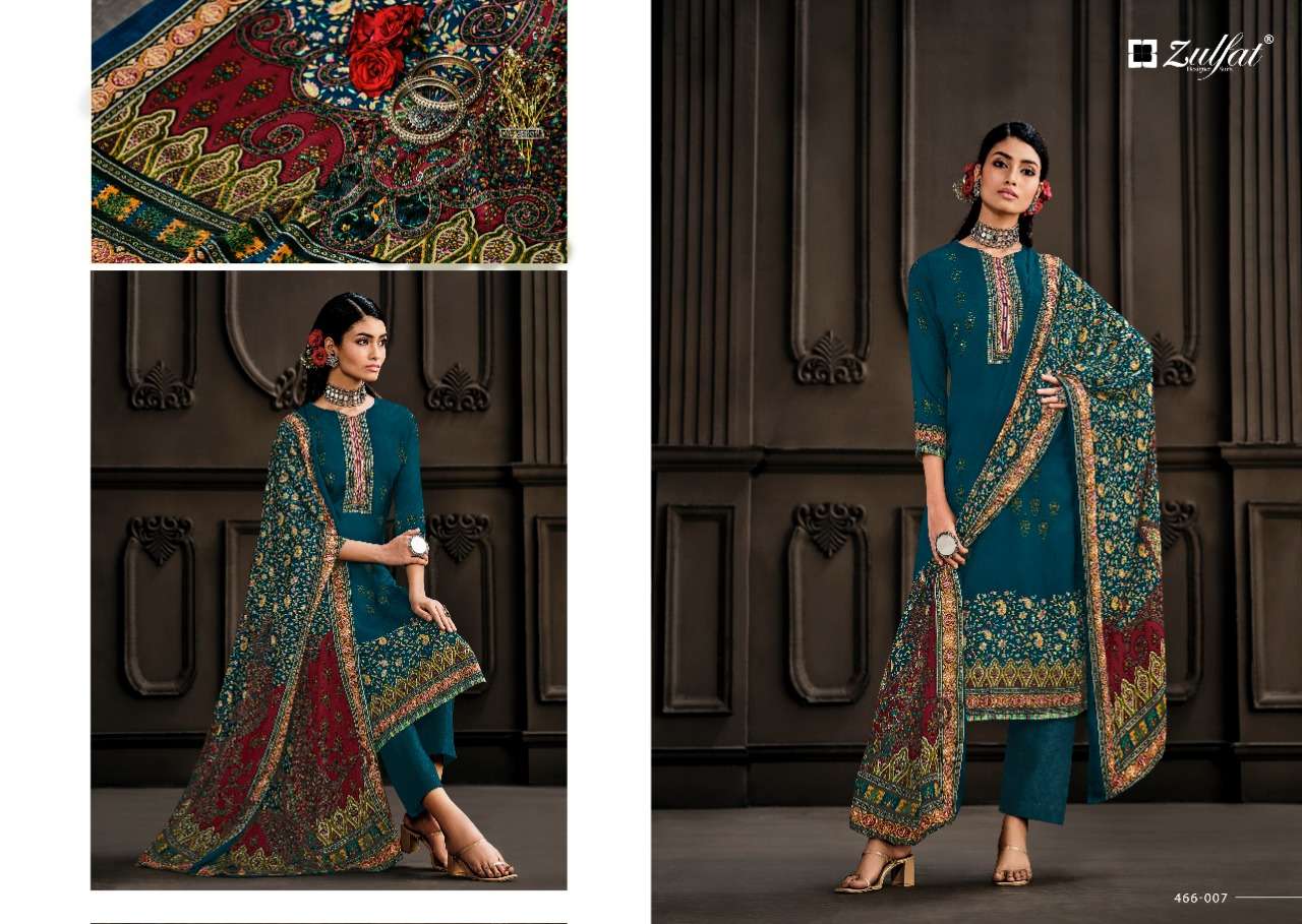 ZULFAT DESIGNER SUITS KASHMIRA VOL 2