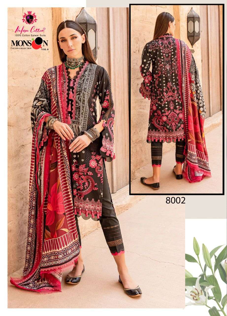 NAFISA COTTON MONSOON COTTON COLLECTION VOL 8