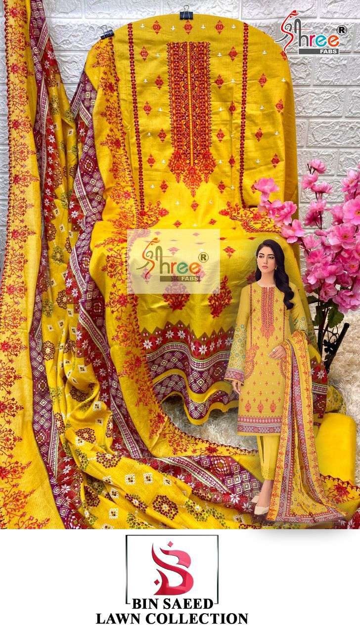 SHREE FABS BIN SAEED LAWN COLLECTION 