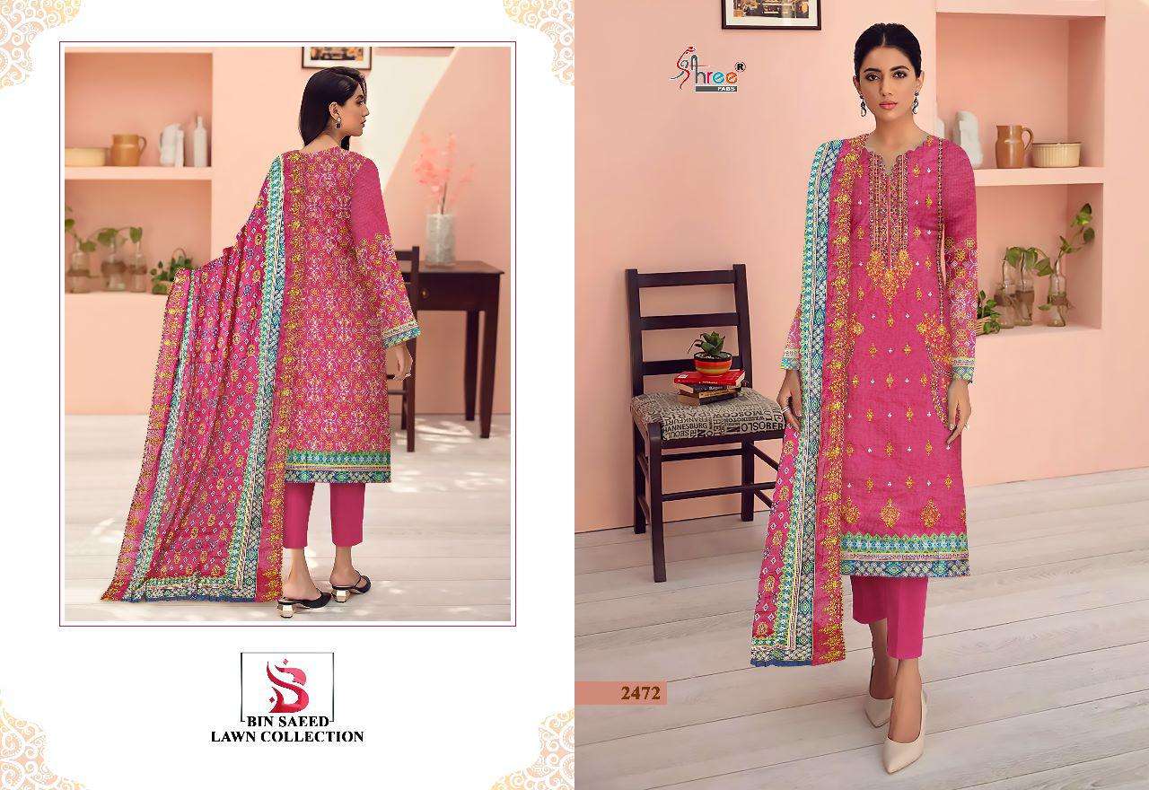 SHREE FABS BIN SAEED LAWN COLLECTION 